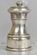 A Silver Pepper Cracker/Grinder, London Hallmark 1902