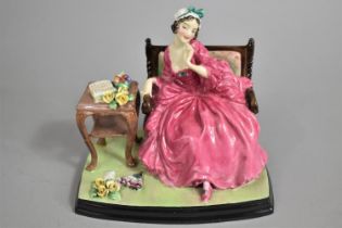 A Royal Doulton Figure, HN1682, Teresa, Not Perfect Order with Hairline to Base and Glue Repair