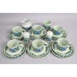 A Midwinter Stonehenge Pattern Service to comprise Six Cups, Saucers and Side Plates, Milk Jug,