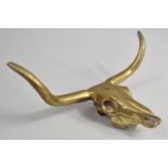 A Novelty Bottle Opener in the Form of an American Longhorn Cattle Skull, 19cms Wide