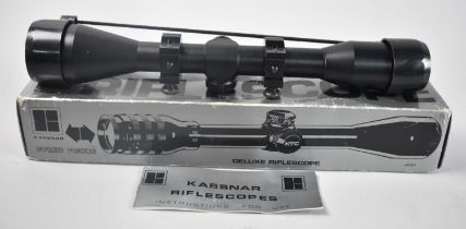 A Kasfnar Beta 3 6x42 Rifle Scope No 3001 in Original Box with Instructions
