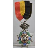 A Belgian Medal For Services 1865-1909