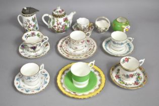 A Collection of Various Coalport Porcelain to Comprise Cabinet Cups and Saucers, Indian tree,
