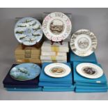 A Large Collection of Various Boxed Plates to include Coalport Wartime Aircraft, Christmas Plates