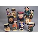 A Collection of Various Character Jugs to include Musical Examples Etc