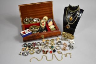 A Mid/Late 20th Century Italian Musical Jewellery Box Containing Collection of Various Vintage and