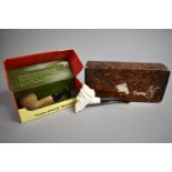 A Box Tanganyika Meerschaum Pipe, The Townsman, Together with a Boxed Carey Mask Head Pipe
