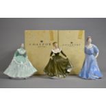 Two Coalport Figures, Adele and Beverley together with a Royal Doulton Geraldine
