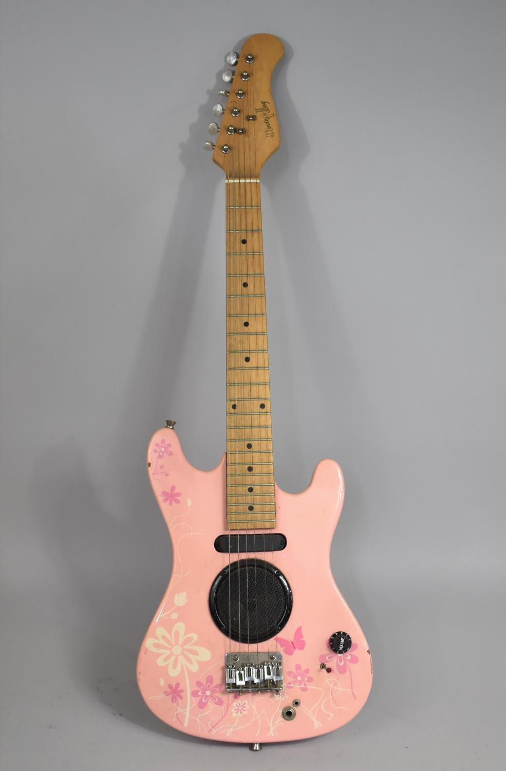 A Child's "Music Alley" Electric Guitar, Untested