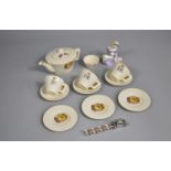 A 1953 Elizabeth II Coronation Dolls China Tea Set together with a Royal Doulton Mary Had a Little