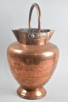 An Early 20th Century Hand Beaten Copper Water Carrier, Probably North African, 40cms High