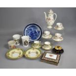 A Collection of Various Ceramics to comprise Royal Doulton Rose Pattern Part Coffee Set, Wedgwood