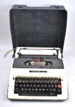 A Vintage Silver-Reed 500 Manual Portable Typewriter
