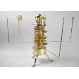 A Modern Kit Built Brass Orrery with Electric Movement but Untested as no Power Lead