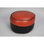 A Vintage Two Tone Pouffe