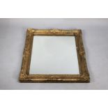 A Large Early 20th Century Gilt Framed Wall Mirror, 78cms by 87cms