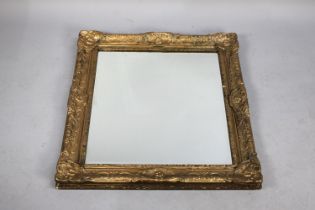 A Large Early 20th Century Gilt Framed Wall Mirror, 78cms by 87cms