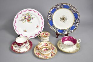 A Collection of Various 18th/19th Century English Porcelain to Comprise a Three Pieces of Coalport
