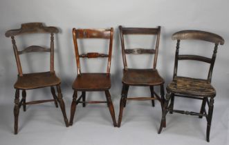 Four Various Late 19th/20th Century Chairs