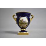 Harry Davis for Royal Worcester, A Small Commemorative Campana Vase, circa 1950, Commemorating the