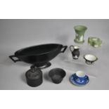 A Collection of Various 19th and 20th Century Wedgwood Jasper and Basalt ware to Comprise a Basalt