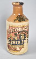 An Unopened Stoneware Bottle Containing Blackfriars Black Grate Enamel