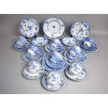 A Collection of Various Spode Blue Room Collection Tea Trios to include Georgian Series 'Botanical',