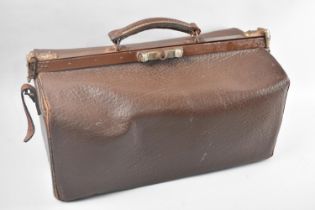 A Vintage Leather Gladstone Bag, 52cms Wide