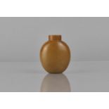 A 19th Century Chinese Toffee Coloured Hardstone Snuff Bottle, 6cms High