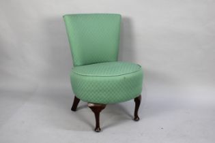 Two 1950s Ladies Nursing Chairs in Similar Fabric