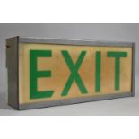 A Vintage 'Exit' Box Light (Unchecked and Untested)