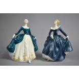 Two Royal Doulton Figures, Fragrance HN2334 and Regal Lady HN2709