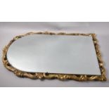 A Gilt Framed Wall Mirror, 68x46cms