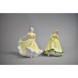 Two Royal Doulton Figures, Ninette (Second) HN2379, and Paula HN2906