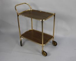 A Vintage Two Tier Tea Trolley