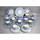 A Large Collection of Various T G Green and Other Cornishware Teawares to comprise Teapots, Side