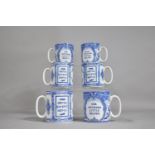 A Set of Six The Spode Room Collection 'Momentos' Mothers Little Helper Mugs