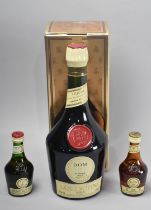 A Single 50cl Bottle Benedictine Liqueur together with Two Miniatures