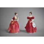 Two Royal Doulton Figures, Flower of Love HN3970, and Winsome HN2220