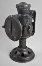 A WWII Military Issue Black Out Candle Lamp by Bladon Ltd, 1941 Pattern Complete with Slotted Lens