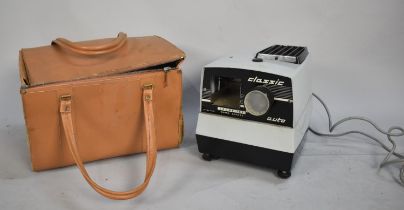 A Leather Cased Slide Projector Gnome 757