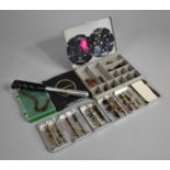 A Collection of Various Angling Sundries to include Hook and Fly Boxes, Complete with Flies,