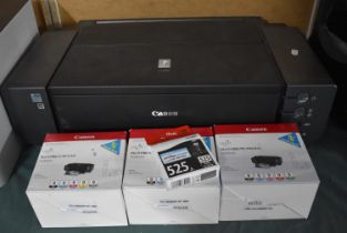 A Canon Pixma Pro 9500 A3 Printer, Powering, With Ink Packs