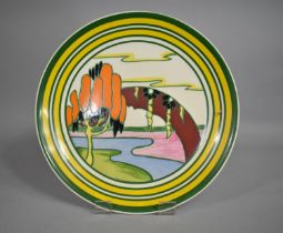 A Limited Edition Wedgwood 'Solitude' Bizarre by Clarice Cliff Limited Edition Plate