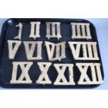 A Complete Set of Clock Golf Numerals