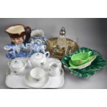 A Collection of Various Ceramics to include Bachelor's Tea Set on Tray, Royal Doulton Character Jug,