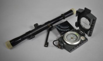 A Konustar Compass Together with a Nikko Mountie 4x18 Riflescope