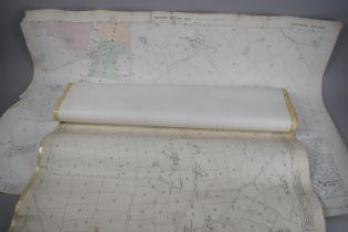 A Collection of Seven 1:2500 Scale Ordnance Survey Maps of Shropshire and Staffordshire, Local to