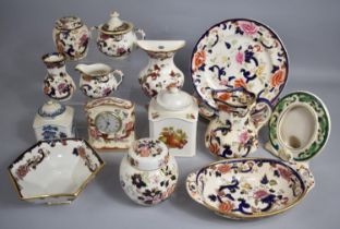 A Collection of Various Masons China to comprise Mandalay Jug, Dish, Plate and Golden Willow Tea