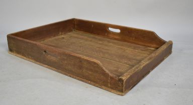 A Late 19th/Early 20th Century Oak Butlers Tray Top, 67x51cms